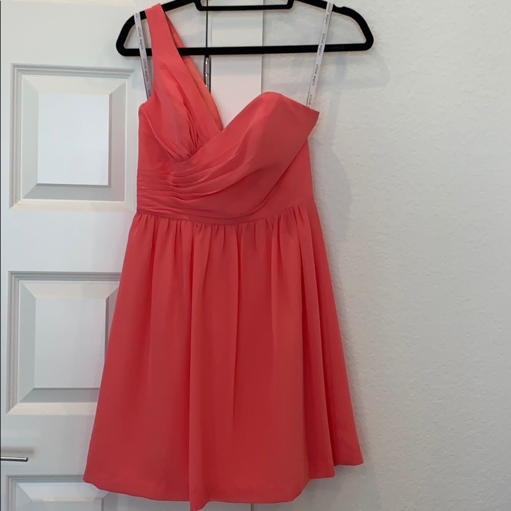 Alfred Angelo Coral Bridesmaid Dress
